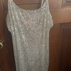 Silver dress